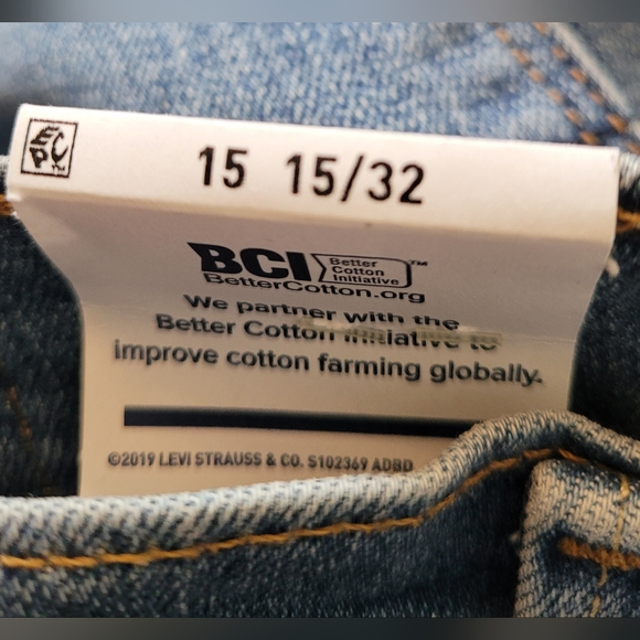 Levi's Denizen Ultra High Rise Button-Up Ankle Leggings Size 15/32 Skinny Jeans - Picture 10 of 11